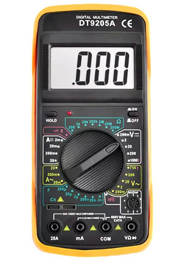 Мультиметр DT9205A цифровий, фото 1