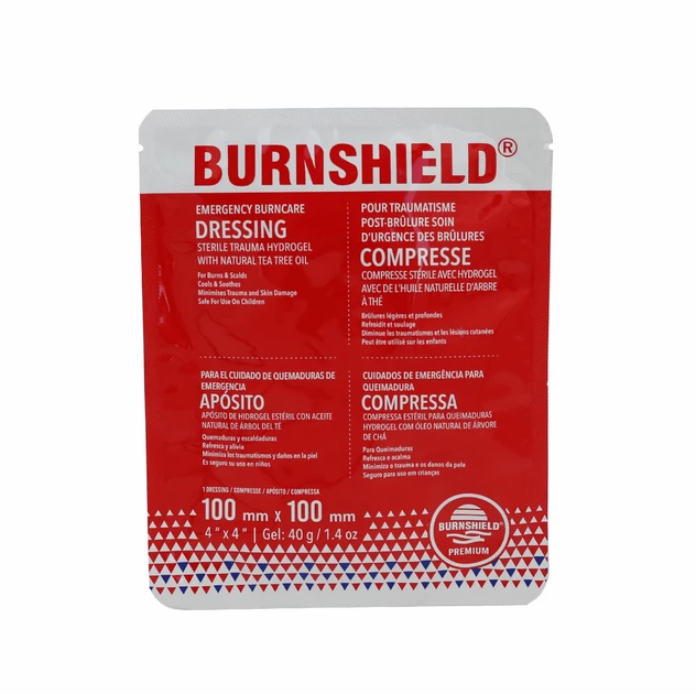 Серветка протиопікова гелева Burnshield 10x10см, фото 1