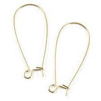 Швензи 3,5см к.золото (2пари)