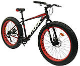 Фетбайк 26/4.0 Wide Top велосипед на широких колесах (fatbike) рама 17/19, фото 4