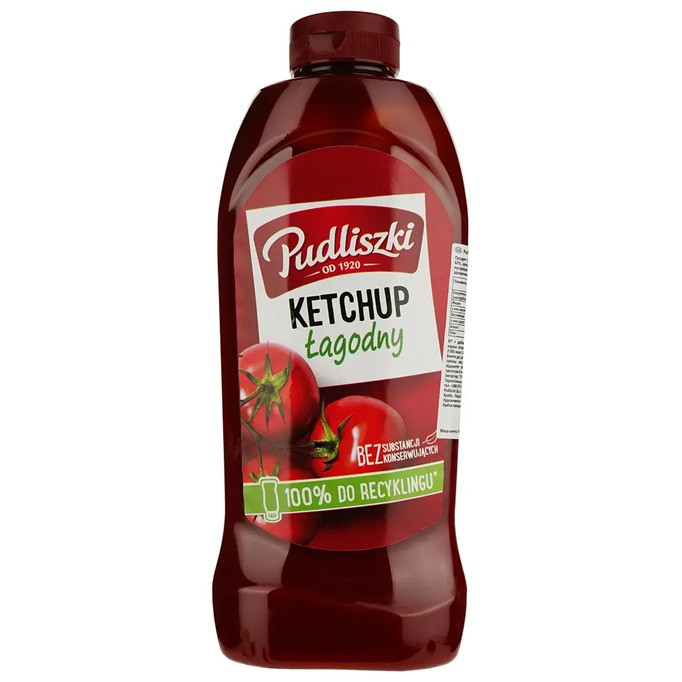 Кетчуп Ніжний Pudliszki Lagodny Ketchup 990 г Польща, фото 1