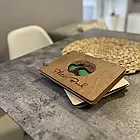 Крафтбук "Дерево" з темною обкладинкою та бежевими сторінками, фото 7