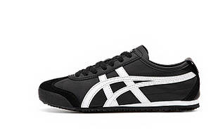 Кросівки Asics Onitsuka Tiger Mexico Black White Black Кеди чоловічі жіночі