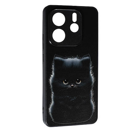 Чохол Fashion Mix для Xiaomi Redmi Note 14 (5G) Black Cat, фото 1