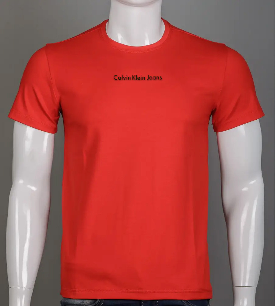 Футболка чоловіча Calvin Klein Jeans 2521м (Уп.4шт M-XXL), Червоний