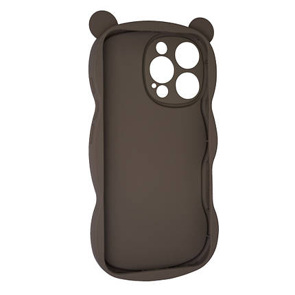 Силіконовий чохол Hello Bear для Apple iPhone 14 Pro Brown, фото 2