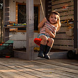 Підвісна дитяча гойдалка - тарзанка Kruzzel 23554 кругла пластикова, фото 10