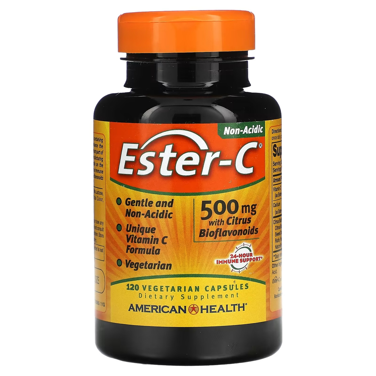 Вітамін С Ester-C з біофлавоноїдами 500 мг 120 вегет. капс American Health США