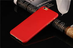 Пластиковий чохол для iPhone 7- Soft Touch Plastic Case Red
