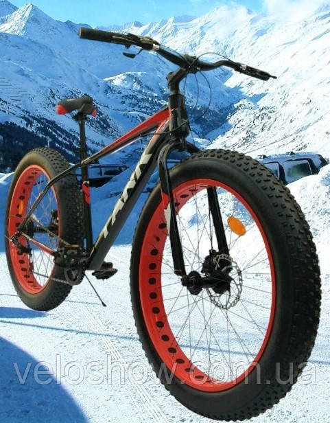 Фетбайк 26/4.0 Tanos Top велосипед на широких колесах (fatbike) рама 17/19