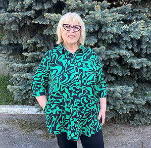 Стильна блуза великого розміру