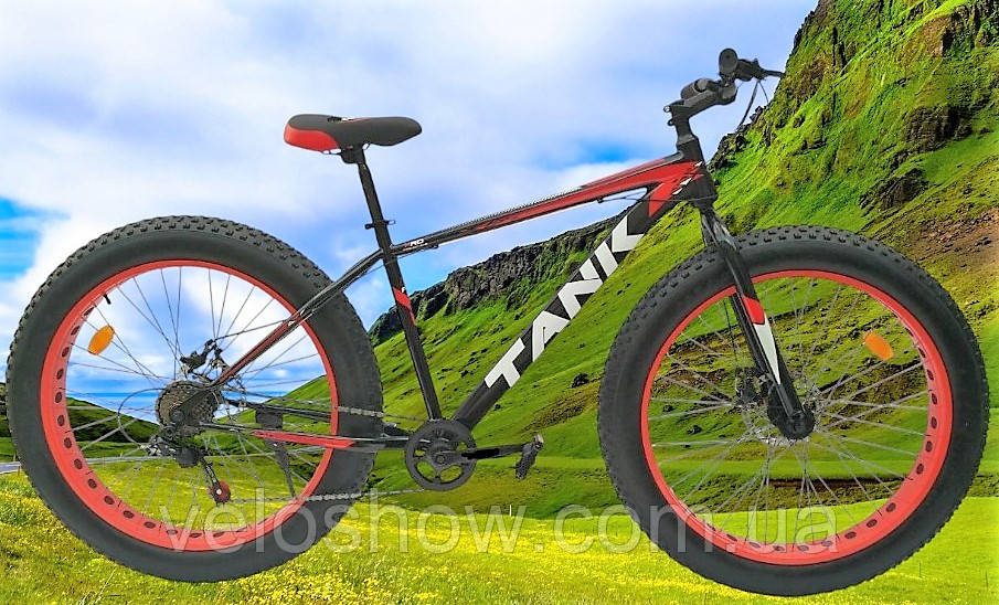 Фетбайк 26/4.0 Tanos Top велосипед на широких колесах (fatbike) рама 17/19