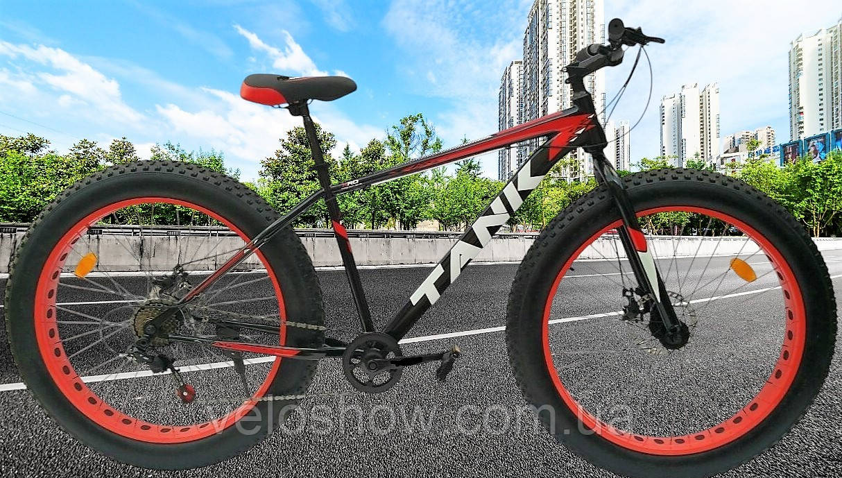 Фетбайк 26/4.0 Tanos Top велосипед на широких колесах (fatbike) рама 17/19