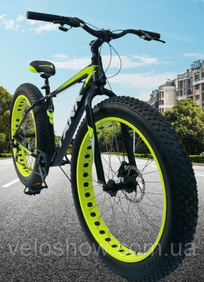 Фетбайк 26/4.0 Tanos Top велосипед на широких колесах (fatbike) рама 17/19