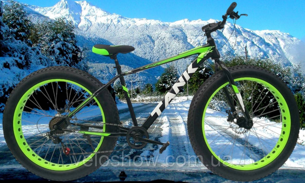 Фетбайк 26/4.0 Tanos Top велосипед на широких колесах (fatbike) рама 17/19