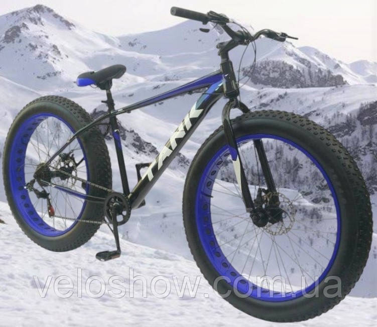 Фетбайк 26/4.0 Tanos Top велосипед на широких колесах (fatbike) рама 17/19