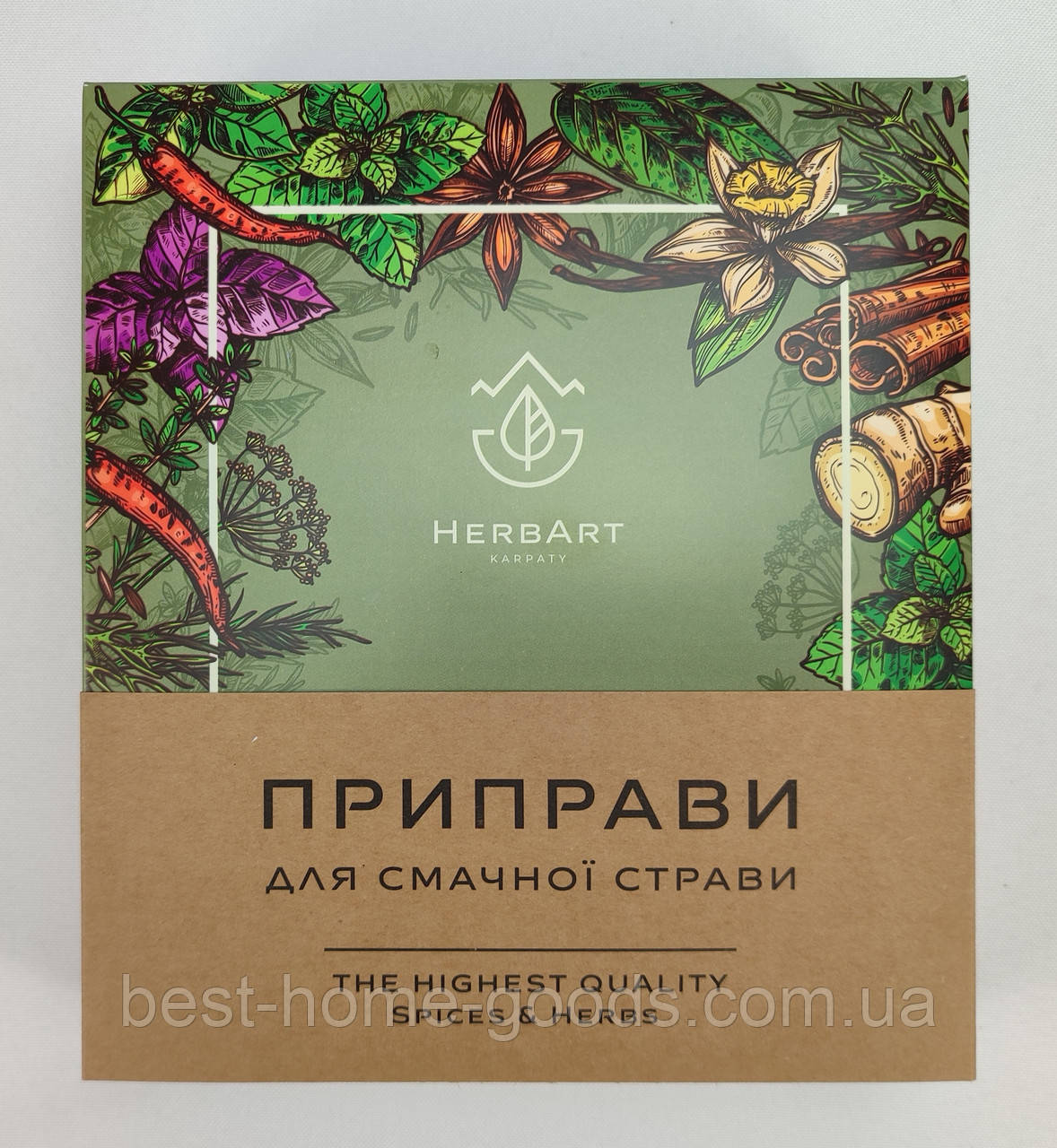 Натуральний набір спецій 8 в 1 — для м’яса, борщу, овочів, гриля і крилець