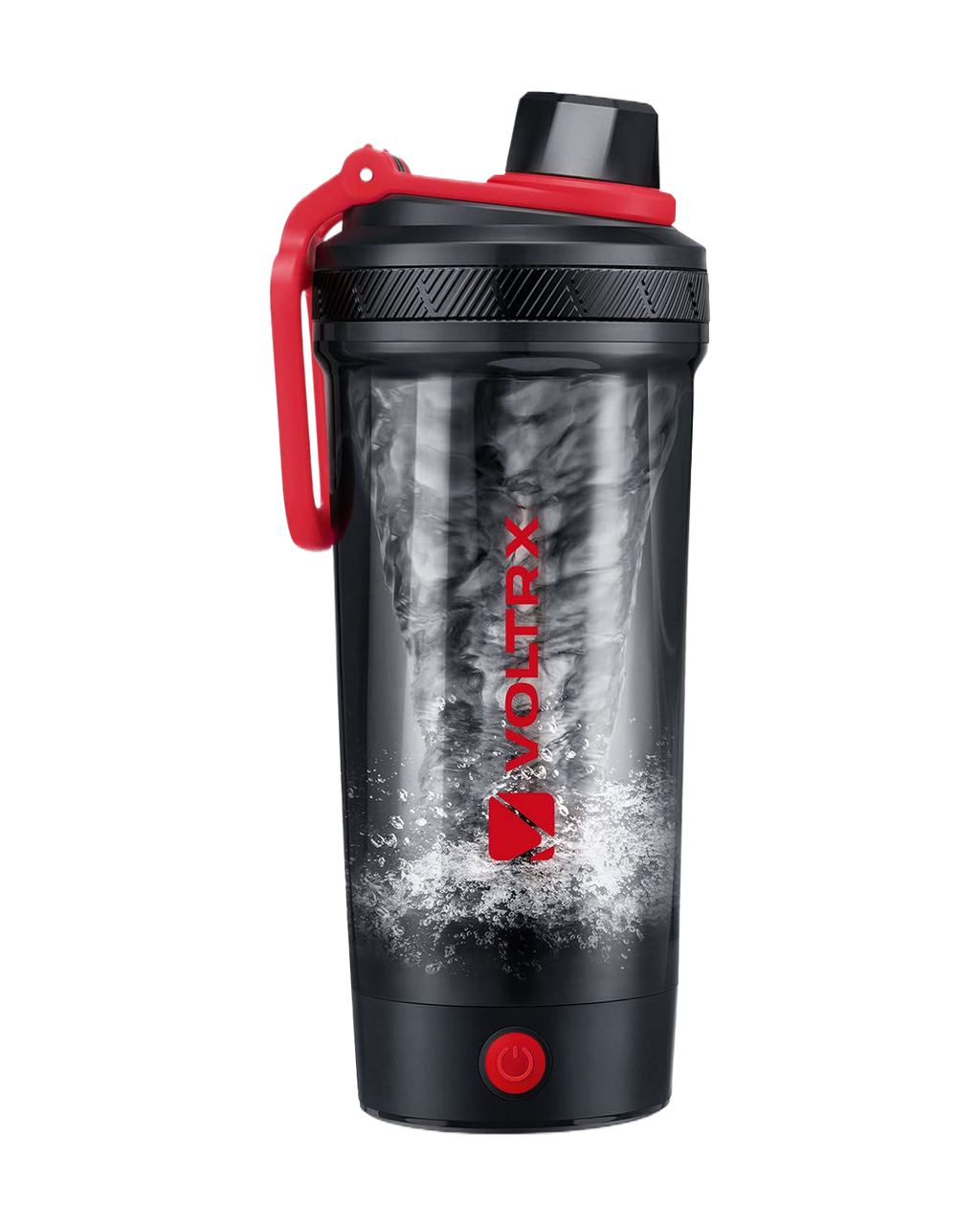 Шейкер електричний VOLTRX Gallium Tritan Red 600 ml червоний / Спортивний шейкер / Міксер спортивний