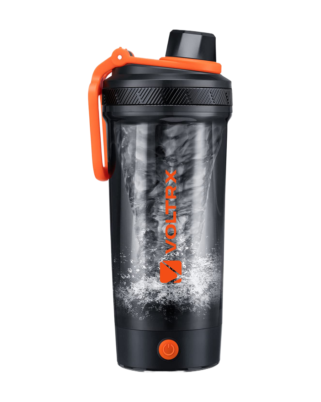 Шейкер електричний VOLTRX Gallium Tritan Orange 600 ml помаранчевий / Спортивний шейкер / Міксер спортивний, фото 1