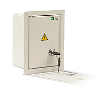 Щит розподільний 4-авт ШМР-А-4-В IP31 ЛОЗА врізний бокс, монтажний метал шафа, внутрішня вбудована
