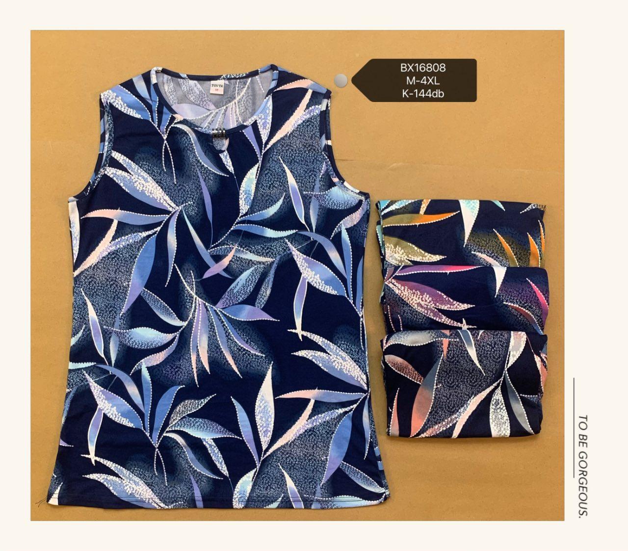 Жіноча футболка без рукавів трикотаж розмір норми M-4XL Мікс (від 6 шт.)