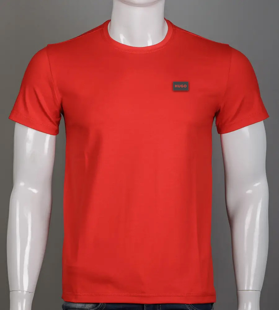 Футболка чоловіча Hugo 2504м (Уп.4шт M-XXL), Червоний