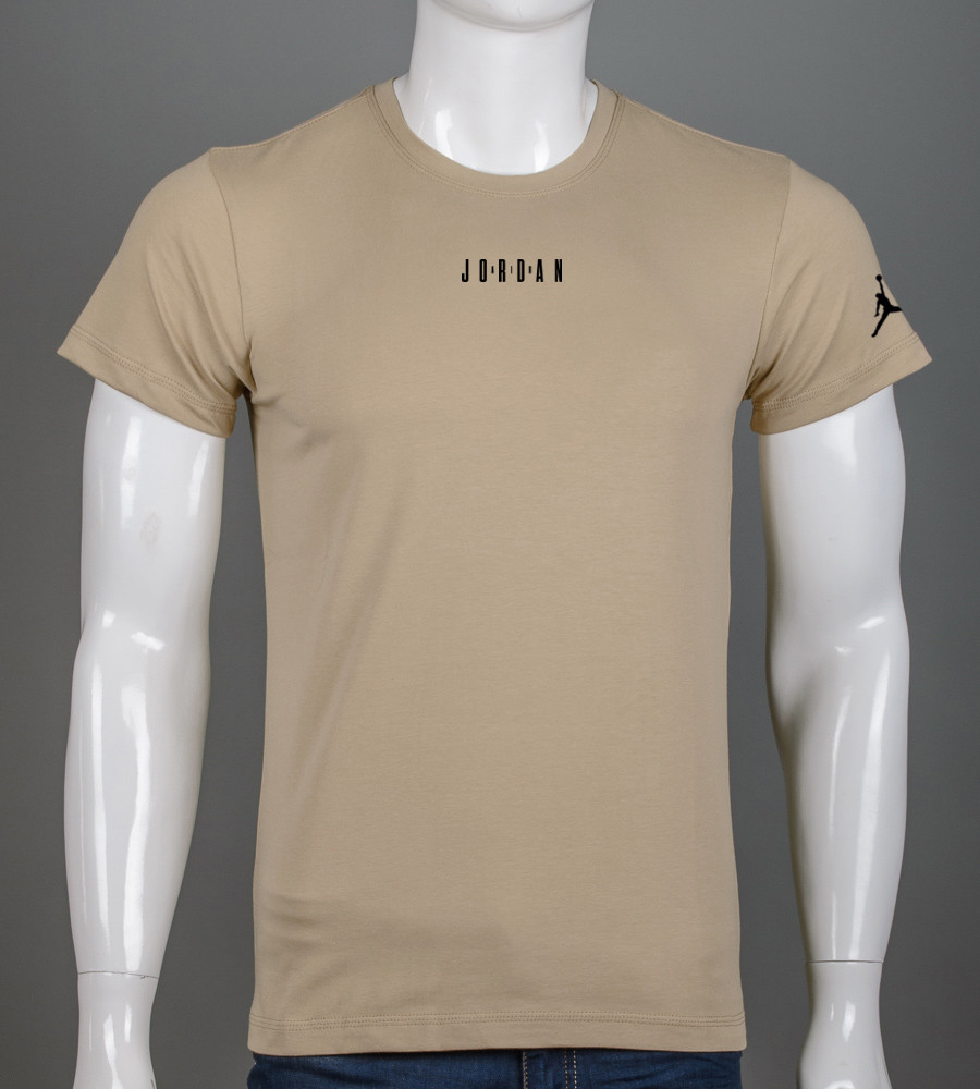 Футболка чоловіча Jordan 2511м (Уп.4шт M-XXL), Бежевий