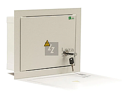 Щит розподільний 9 авт ШМР-А-9-В IP31 ЛОЗА врізний бокс, монтажний метал шафа, внутрішня вбудована