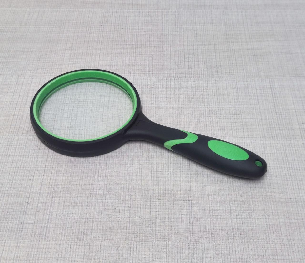 Збільшувальне скло лупа протиударна гума х10 75мм