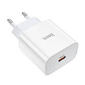 Зарядний пристрій Hoco NT10 Type-C PD 20W White