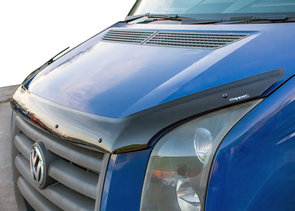 Дефлектор капота (мухобійка) 2006-2023, 2011-2023 (EuroCap) для авто. Volkswagen Crafter 2006-2017рр.
