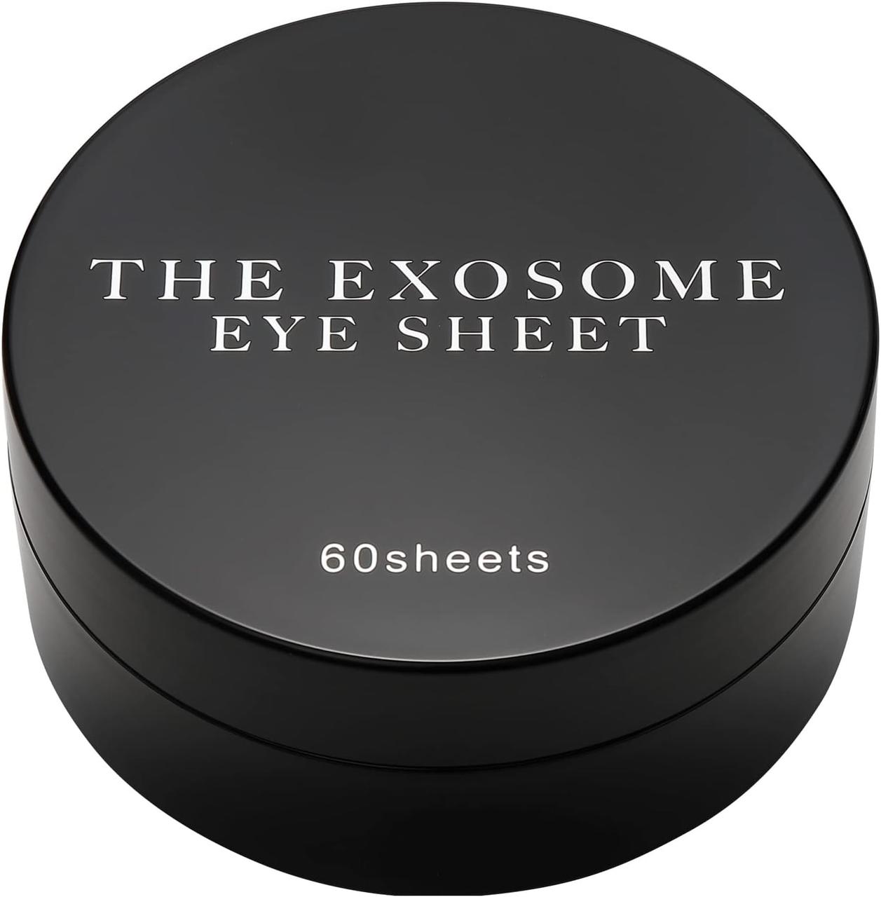 KORJAPAN Exosome Eye Sheet Зволожувальні антивікові патчі з екзосомами та NMN, 60 листків (30 пар)