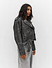 Укорочена куртка еко-шкіра, фото 9