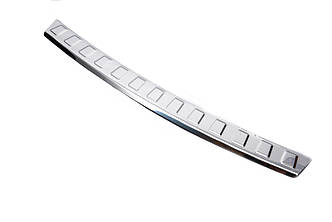 Накладка на задній бампер Carmos (нерж) для Ауди A7 2010-2018 рр від VLF комп.