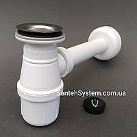 Сифон для умивальника VIEGA 1 1/4"32 мм з нержавіючою решіткою ф60 мм