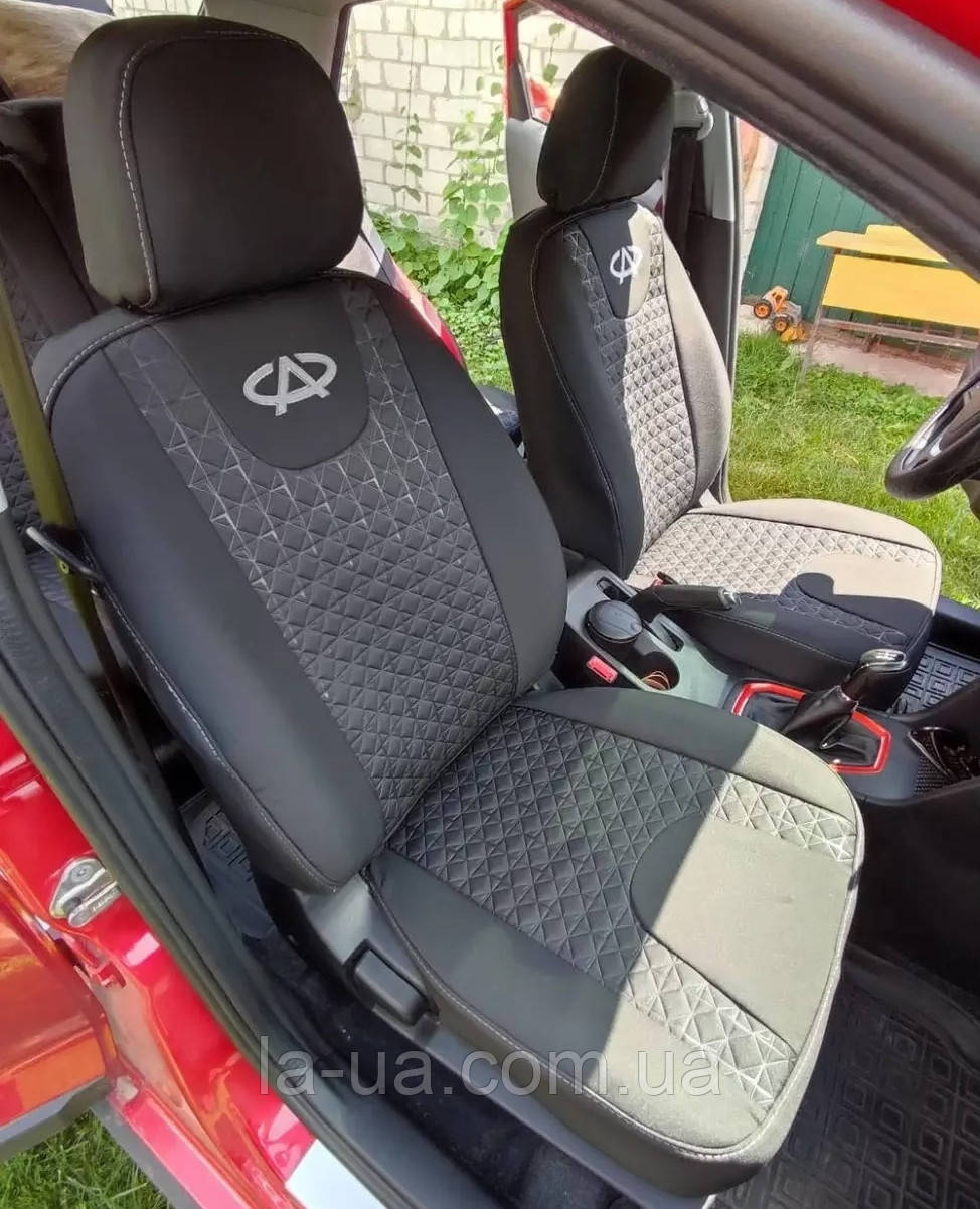 Чохли салону Chery Tiggo 2 з 2016- р. (авточохли Чері Тігго)