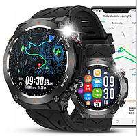 Смарт часы с компасом барометром и голосовым помощником умные smart watch которые меряют пульс и давление