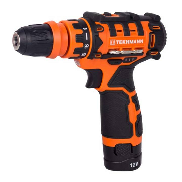 Акумуляторний шурупокрут Tekhmann TCD-12/2 DFR, фото 1