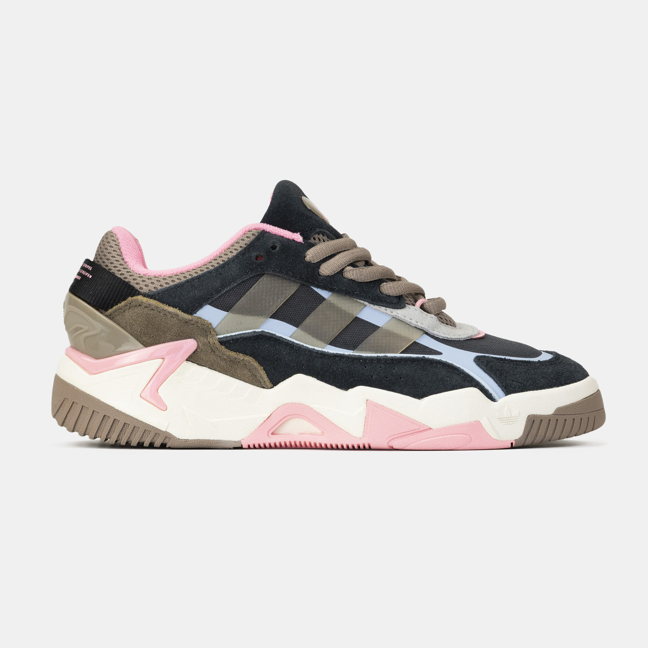 Жіночі Кросівки Adidas Niteball II Khaki Black Pink / Адідас Найтболл