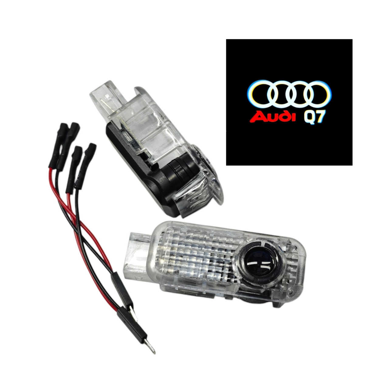 Світлодіодне штатне VIP підсвічування на дверях автомобіля з логотипом Audi Q7