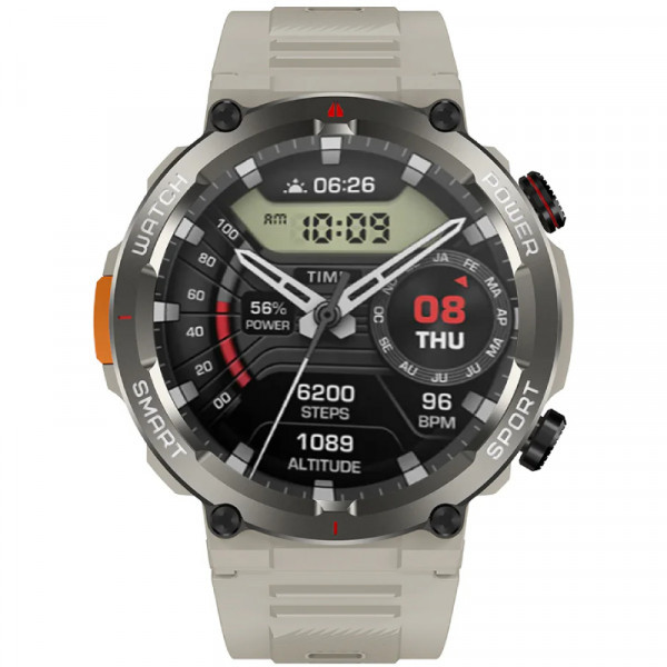Смарт-годинник Blackview W50 Pro Rugged TFT 1.45" 960mAh Bluetooth 5.2 Khaki (6931548319375)