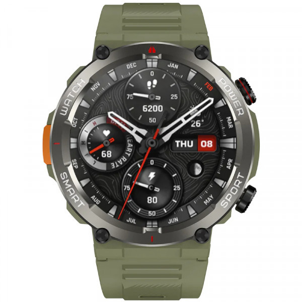 Смарт-годинник Blackview W50 Pro Rugged TFT 1.45" 960mAh Bluetooth 5.2 Green (6931548319368)