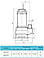 Дренажно-фекальний насос Rudes DRQ 370F (400 Вт) | ХІТ ПРОДАЖУ! | Чавунна крильчатка | Частинки до 15 мм, фото 3