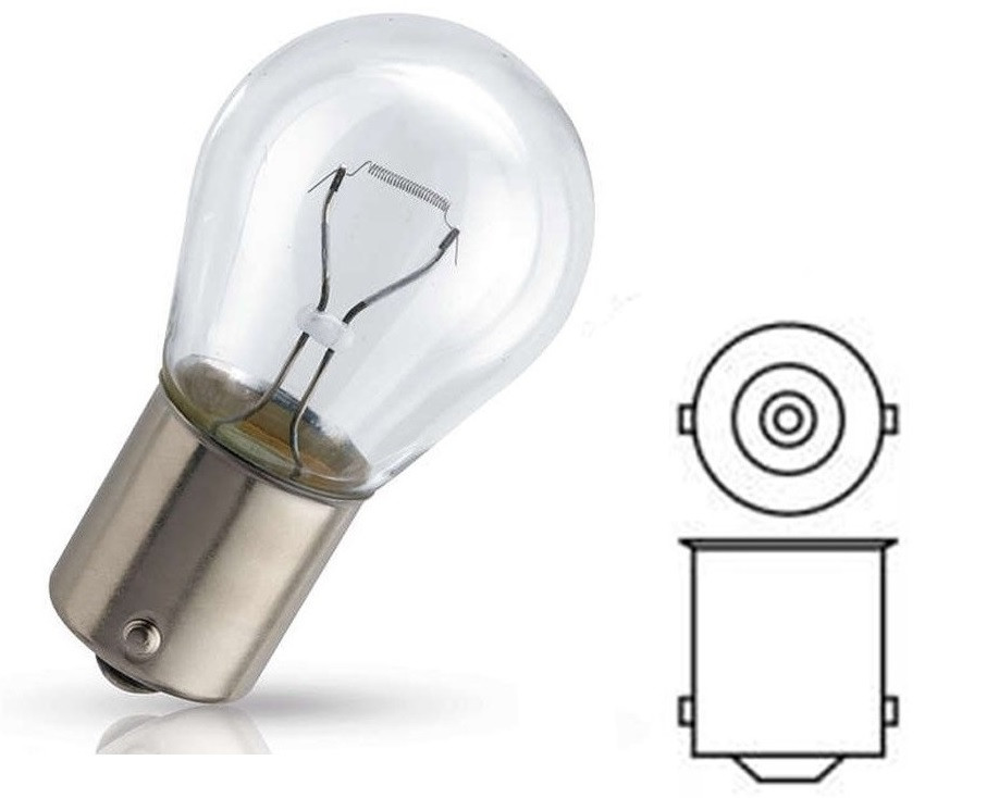 BOSCH P21W BA15s 12V Лампа розжарювання
