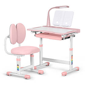 Дитяча парта регульована з ортопедичним стільцем Evo-Kids BD-20 Mealux комплект меблів для школяра