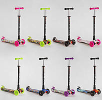 Дитячий триколісний самокат Skyper MAXI світні колеса Star Toys Factor Co 8 кольорів колеса поліуретан