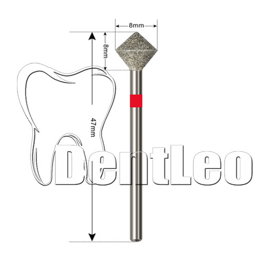 БОР АЛМАЗНИЙ ЧЕРВОНИЙ 8 ММ Х 8 ММ – К043