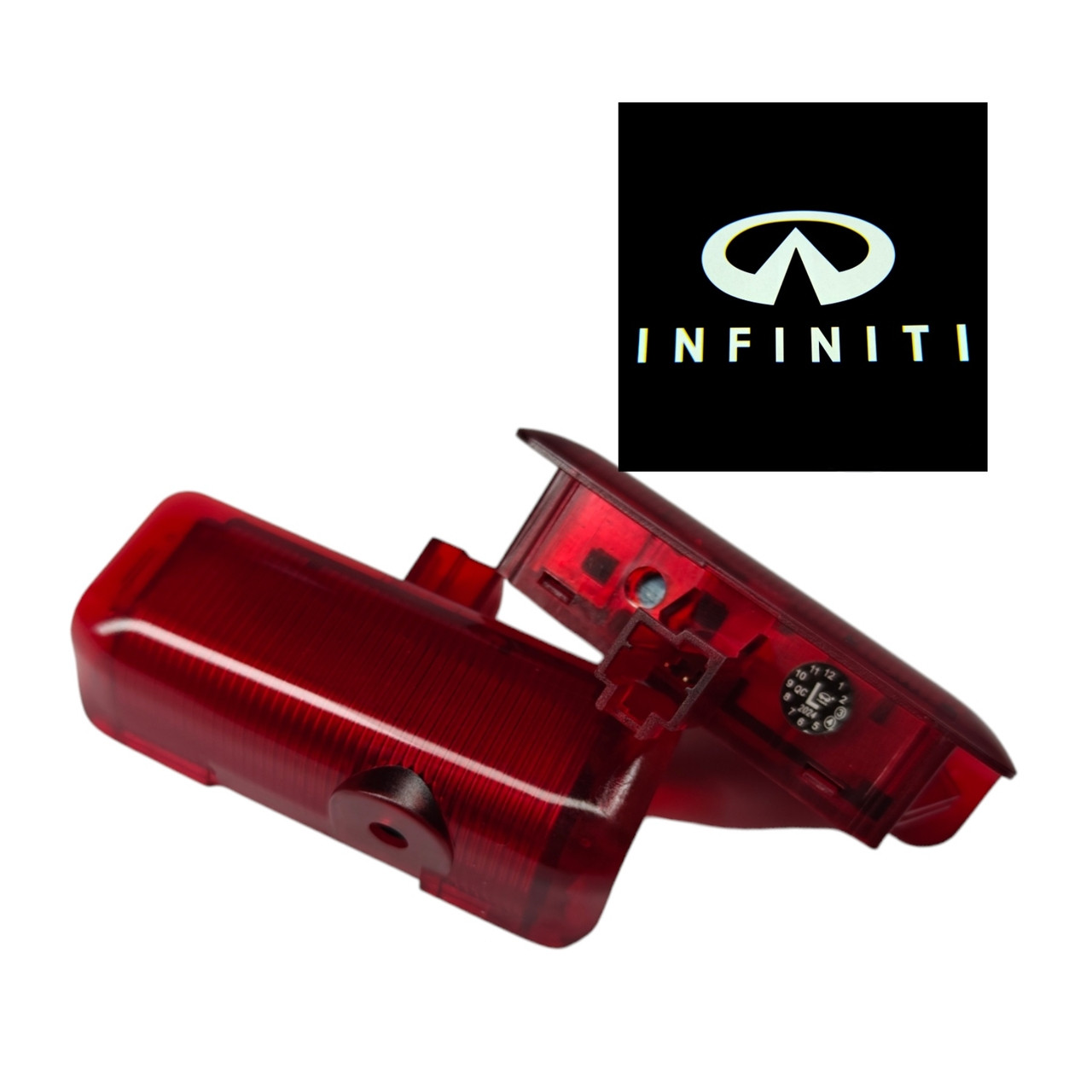 Світлодіодне штатне VIP підсвічування на дверях автомобіля з логотипом Infiniti FX 35, 45, фото 1