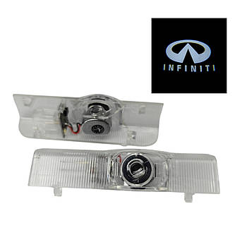 Світлодіодне штатне підсвічування на двері автомобіля з логотипом INFINITI JX 35, QX 60