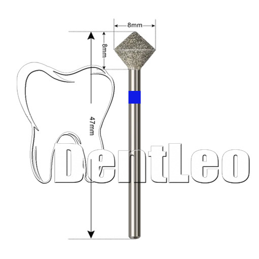 БОР АЛМАЗНИЙ СИНІЙ 8 ММ Х 8 ММ – B049